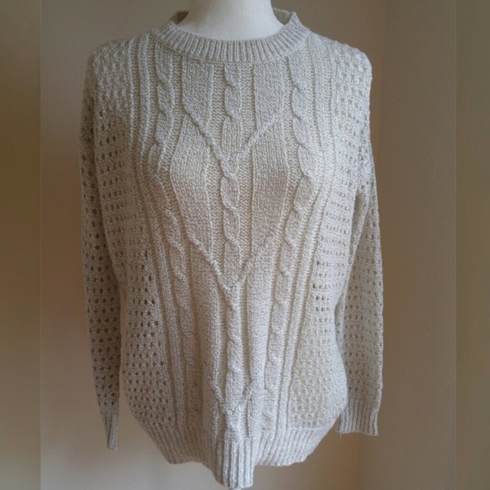 ⭐ F21 Oversized Open Knit Comfy Sweater